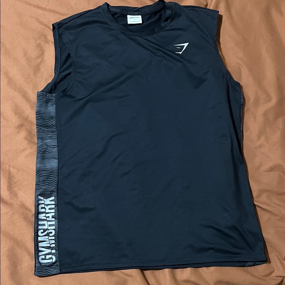 Gymshark Men's Black Sleeveless Tank